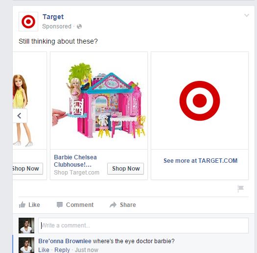 Target is mocking me